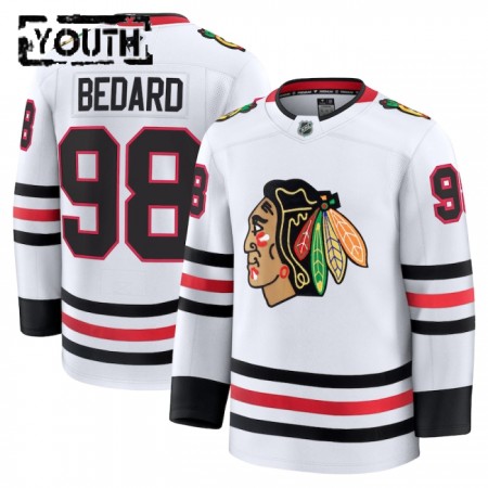 Chicago Blackhawks tröja Fanatics Premium Connor Bedard 2024-25 Vit Borta - NHL Tröjor Barn Chicago Blackhawks tröja Fanatics Premium Connor Bedard 2024-25 Vit Borta - NHL Tröjor Barn